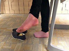 Universidad, Pies, Fetiche de pies, Estudiante, Adolescente