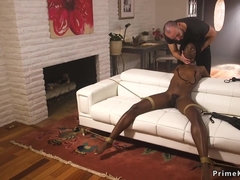 Bondage domination sadisme masochisme, Noire, Poilue, Hard, Interracial, Chatte, Esclave, Attachée