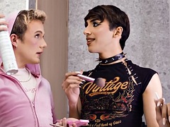 Anal, Sadomasoquismo, Fetichismo travestista, Fetiche, Gay, Lencería, Flaco, Trio