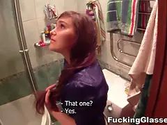 フェラチオ, 共学, イく瞬間, 眼鏡, 天然, 叫ぶ, 剃毛, ティーン