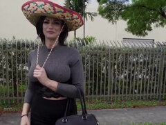 素人, デカパイ, フェラチオ, 茶髪の, バス, ハードコア, Hd, 公共