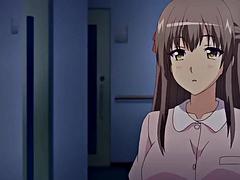 デカ尻, デカパイ, フェラチオ, 中出し, 手コキする, 看護婦, 公共, オッパイの