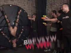 Bondage discipline sadomasochisme, Gebondenheid, Sperma shot, Schattig, Europees, Groep, Hardcore, Spaans