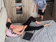 Amateur, Anal, Sucer une bite, Couple, Le plan cul à quatre, Homosexuelle, Masturbation, Tatouage