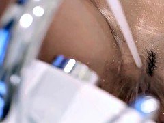 お尻, 美女, ディルド, 指いじり, オナニー, オッパイの