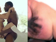 Grosser arsch, Grosse titten, Schwarz, Kompilation, Schwarz, Deutsch, Latina, Pov