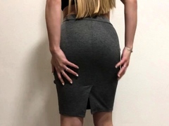 Enthousiasteling, Blond, Masturbatie, Slipje, Rok, Alleen, Tiener, Webcamera