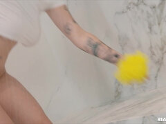 デカチン, 黒人, フェラチオ, 眼鏡, デカチンの, 異人種間, フェラする, ティーン