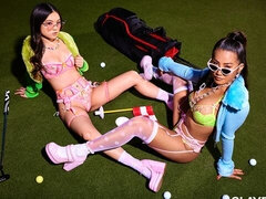Lulu Chu and Jennie Rose are enjoying pussy-licking so much
