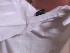 Brunette Nurse Katja Kassin Sucks Cock and Takes It in Her Ass