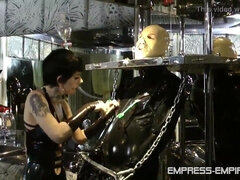 Betrug, Gehörnter ehemann, Weibliche domination, Hd, Latex, Lesbisch, Herrin, Gummi