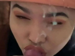 Gros cul, Sucer une bite, Petit ami, Couple, Faciale, Fait maison, Argent, Orgasme