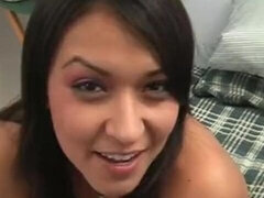 Nice-looking nympho at handjob porn