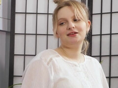 Blondine, Pummelig, Fingern, Lesbisch, Lecken, Massage, Orgasmus, Rotschopf