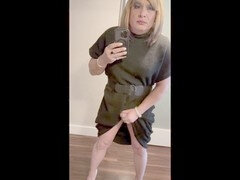 Américain, Grosse bite, Travestis, Talons, Lingerie, Collant, Transsexuelle, Belle mère