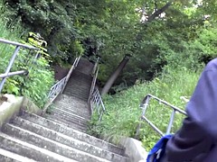 Enthousiasteling, Grote lul, Europees, Homo, Handbeurt, Hd, Buiten, Openbaar