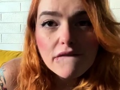 Leie, Milf, Rotschopf, Schlampe, Erotischer film, Solo