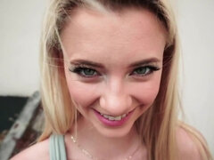 Rubia, Mamada, Bragas, Pov