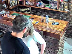 Amateur, Blonde, Attrapée, Tromperie, Couple, Hard, Époux mari, Épouse