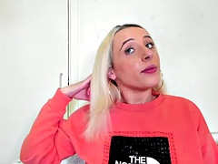 Blondine, Pummelig, Paar, Masturbation
