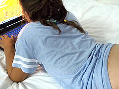 Amateur, Sucer une bite, Femelle, Jeux, Suçant, Adolescente