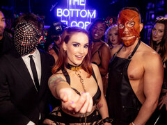 Chica, Sadomasoquismo, Morena, Gotica, Grupo, Pelirrojo