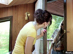 RealLesbianExposed - Betty chisels & Janessa Jordan nymph on g