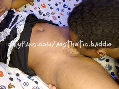 黒人, なめる, オーガズム, オマンコ