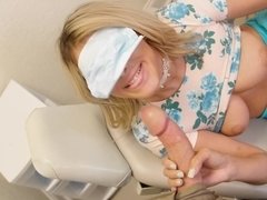 Blond, Pijpbeurt, Rondborstig, Stel, Vriendin, Hd, Natuurlijke tieten, Rijden