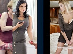 Cfnm, money-shots, clothed sex