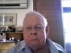 sexy grandpa shows body on cam