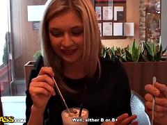 Hot anal fuck in a public toilet
