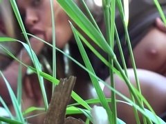 Любители, Блондинки, Минет, На природе, На публике