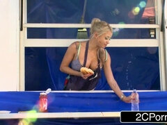 Grosse titten, Blondine, Hardcore, Hd, Milf, Öffentlich, Muschi, Tätowierung