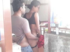 カップル, 言葉責め, ハードコア, インド人, アウトドア, オマンコ