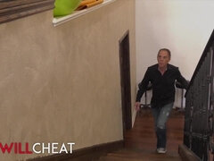 Stellung 69, Grosse titten, Vollbusig, Ehemann, Masturbation, Muschi, Rasiert, Titten