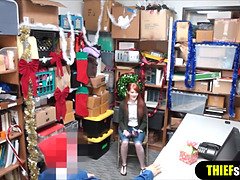 Pijpbeurt, Gevangen, Hardcore, Hd, Politie, Realiteit, Roodharige vrouw, Uniformpje