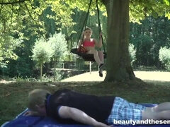 18 ans, Amateur, Blonde, Sucer une bite, Tir de sperme, Grandpère, Hard, Hd