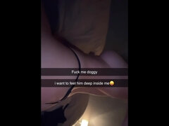 Cheerleader Wants To Fuck Nerd Classmate On Snapchat
