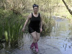 Amateur, Bottes, Européenne, Pieds, Hd, Fait maison, Énorme, De plein air