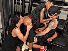 Brazilian Bareback Gym Orgy