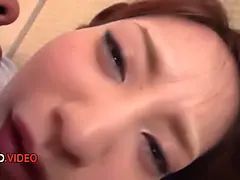 Asiatisch, Blasen, Braunhaarige, Hd, Reif, Milf, Pov, Schreiend