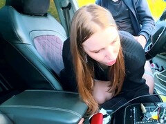 Amateur, Mamada, Británico, Atrapados, Al aire libre, Ruso, Puta, Voyeur