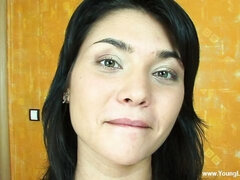In den arsch, Arsch, Grosser arsch, Schwarz, Blasen, Braunhaarige, Hundestellung, Rasiert