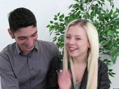 In den arsch, Blondine, Blasen, Gehörnter ehemann, Schwanz, Hardcore, Hd, Flotter dreier