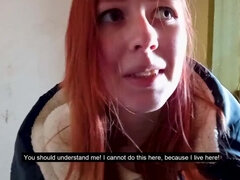 Amateur, Semen en la boca, Al aire libre, Pov, Realidad, Pelirrojo, Esperma, Adolescente