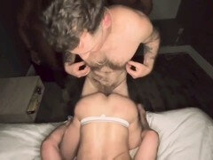 Cumslut gets pumped full of hot load by furry Mateo Tomas