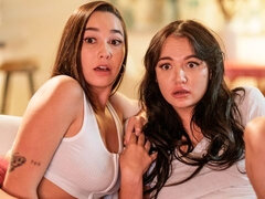 デカパイ, 指いじり, キス, レズビアン, オナニー, 淫乱熟女, オマンコ, 姉妹