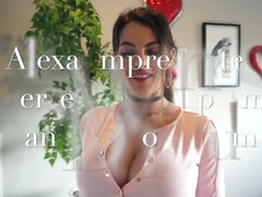 Big tits, Brunette, Busty, Handjob, Solo, Tits, Toys, Wet