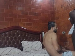 Américain, Cul, Noire, Rugueux, Tatouage